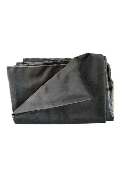 SERA Dark Gray Velvet Okey Game Tablecloth - 140x140