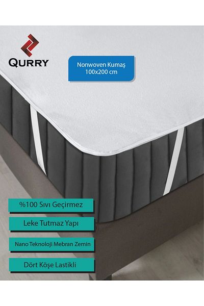 QURRY 100*200cm Microfit Elastic Single Person Waterproof Protective Children's Mattresses