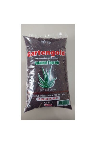 Gartengold Sukulent Toprağı 2,5 lt 5 Adet