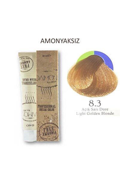 DAIMON Fa Amonyaksız Saç Boyası 8.3 Açık Sarı Dore
