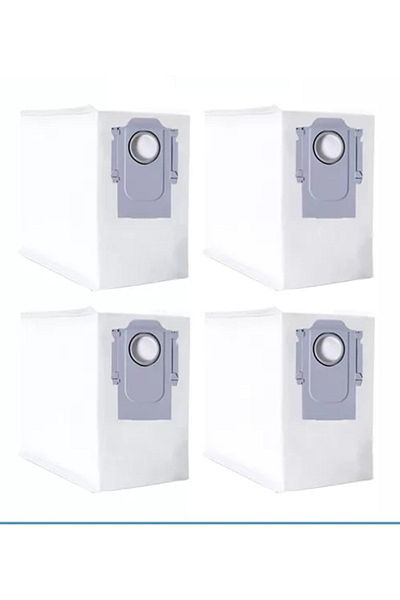 LİN GRUP Roborock Q7 Max - 4 أكياس غبار متوافقة