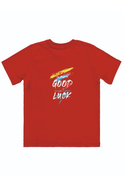 Cevval Хлопчик - GOOD LUCK Футболка з принтом