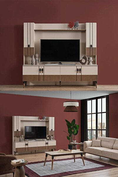 Genel Markalar Viva 204 Tv Ünitesi Premium Tasarım Televizyon Ünitesi 204 cm ...