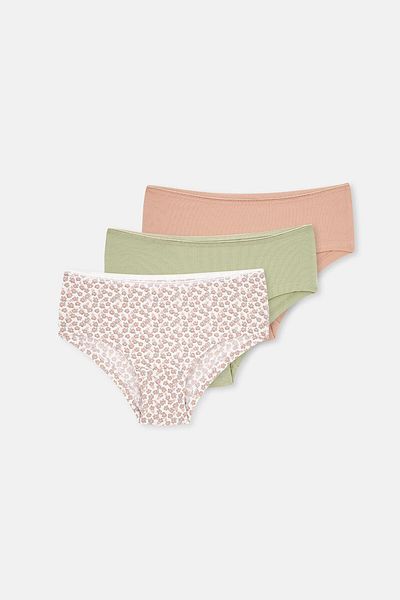 Dagi Set de 3 chiloți hipster multicolori pentru femei
