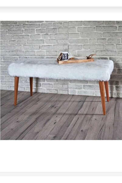 T.ipekli Dikdörtgen puf  berjer koltuk çay seti makyaj masası oturak