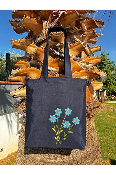 Handream Cloth Shoulder Bag - Flower Detailed
