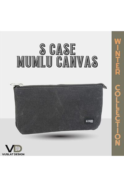 Serve S-case Waxed Canvas Bag - Pen and Daily Handbag Model 1
