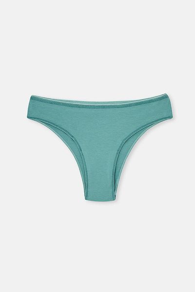 Dagi Set de chiloți brazilieni pentru femei multicolore, cu model, din 3 piese