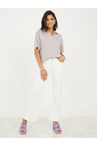 Styli Regular Fit Collared Neck Polo T-shirt