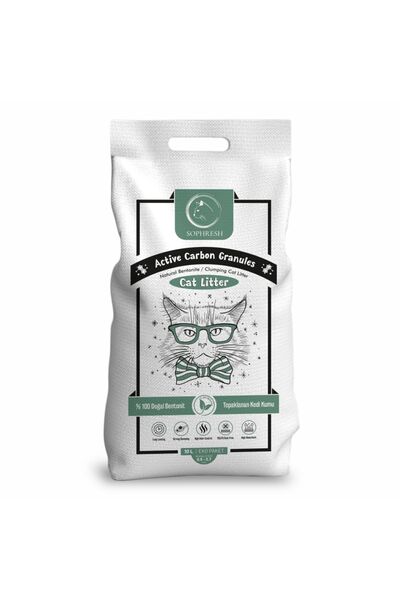 SOPHRESH As250 Aktif Karbonlu Granüllü Topaklanan Kedi Kumu 10 Lt / Cat Litter