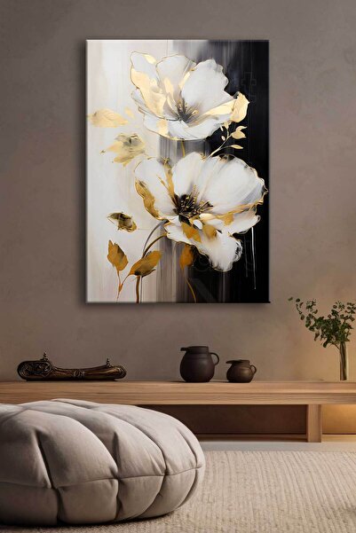 Voovart Dekoratif Çiçek Kanvas Tablo - EC1030