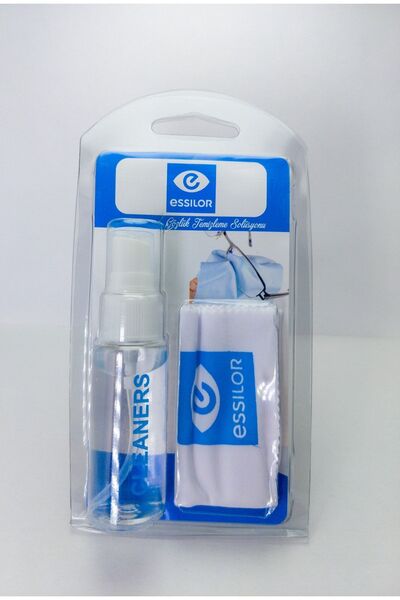 ESSİLOR Gözlük Temizleme Spreyi Ve Bezi 3'li Set