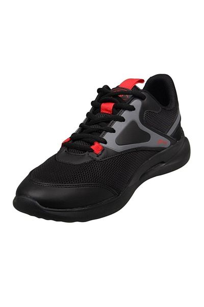 M.P. Mp Men's Lace-Up Black Sports Shoes 221-2369