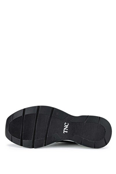 Tamer Tanca Black Patent Leather Genuine Leather Women's Sneakers - Sports Shoes