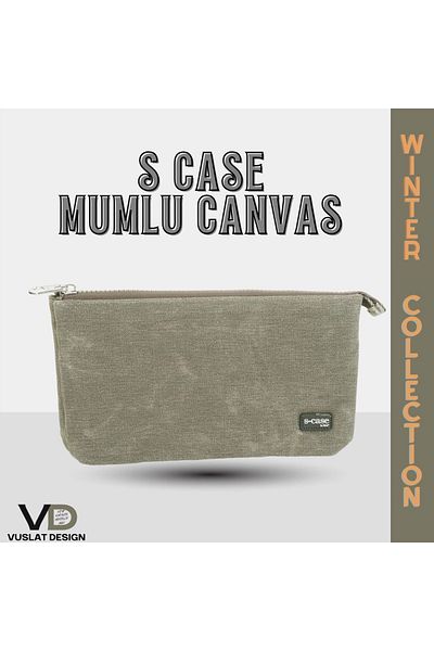 Serve S-case Waxed Canvas Bag - Pen and Daily Handbag Model 1