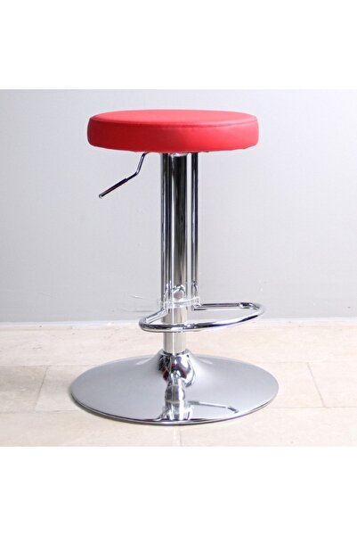evofisdünyası Tiny Amortisörlü Bar Taburesi Kırmızı