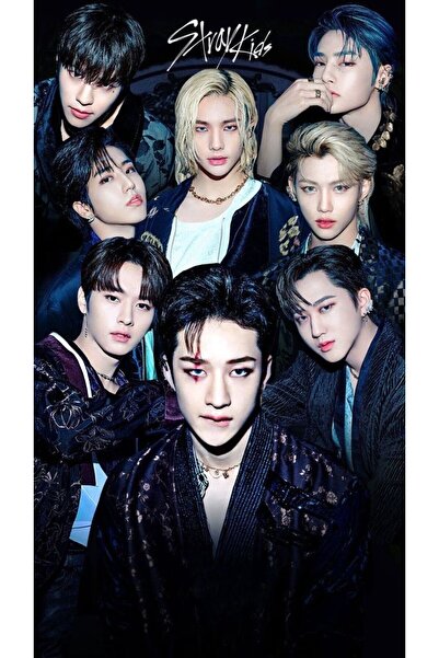 512 STORE Stray Kids News Kapak Poster 30x42 Cercevesiz