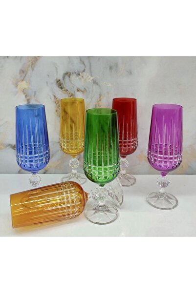 Bohemia CRYSTALITE BOHEMIA Renkli Kahve Yanı Su Bardağı