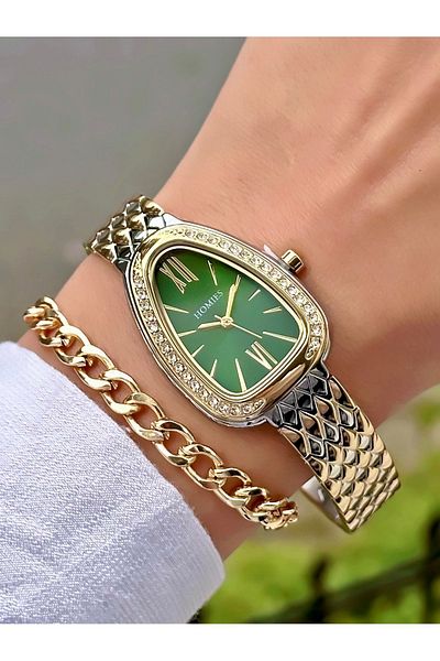 Homies New Season Women's Wristwatch - Steel Cord, Waterproof, Jewelled Model