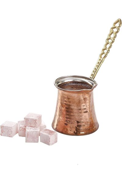 DESTALYA Bakır Cezve 150 ml Türk Kahvesi için ve Sosluk