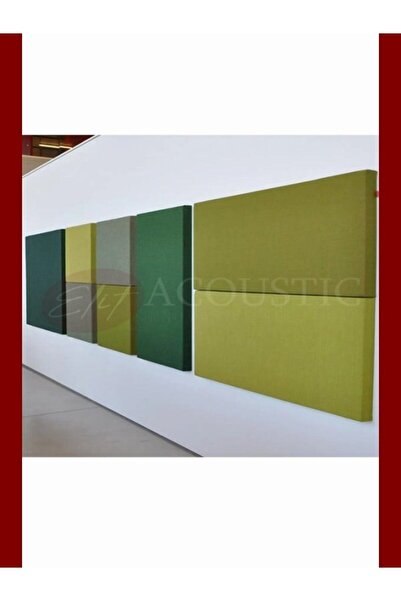 Elit Acoustic Akustik Kumaş Kaplı Duvar Panel 4 Adet 60x60x3 Cm 4 Adet 60x120...