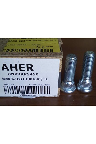 MAHER Hyundai Accent Uyumlu Bijon Saplama 00-06 14 mm 1 Adet