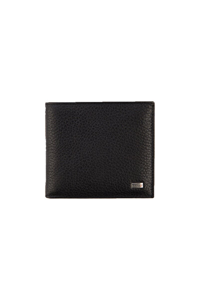 Karalı Deri Hakiki Deri Erkek Cüzdan  Siyah C253-01