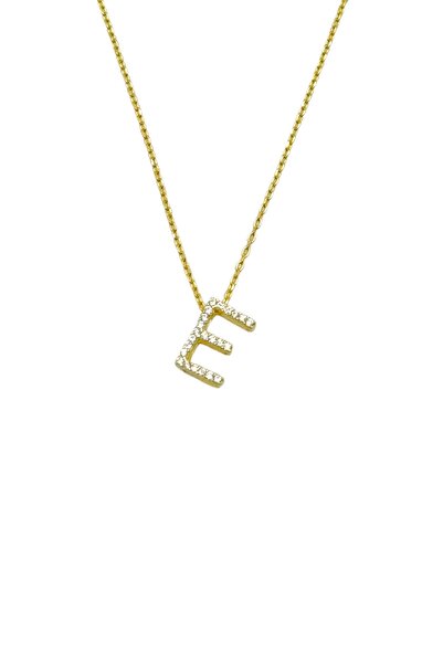 ADA LİFE GÜMÜŞ 925 Ayar Gümüş Harf  Kadın Kolye