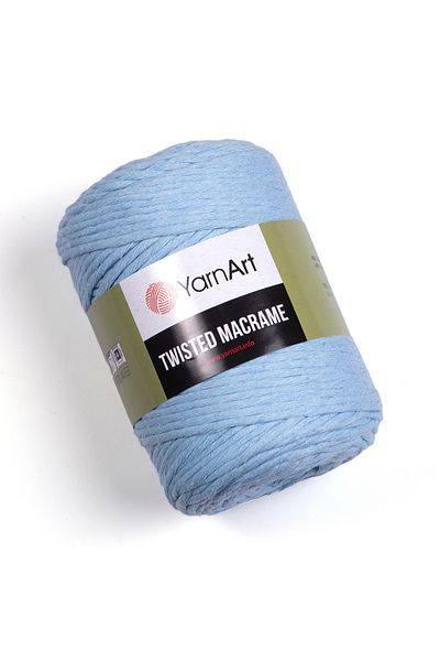Yarnart 3 mm Twisted Macrame - Ipi Baby Blue Macrame Πλεκτό στο χέρι - 760
