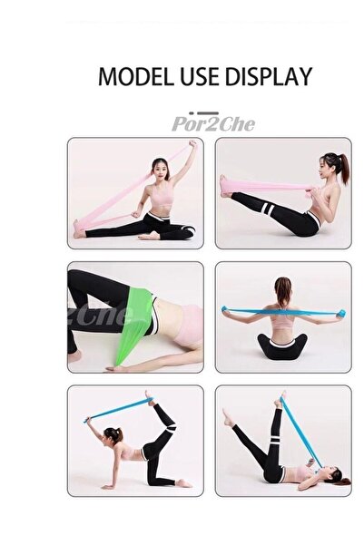 Otantik Kas Germe Güçlendirme Egzersiz Plates Bantı Spor Bantı Plates Lastiği
