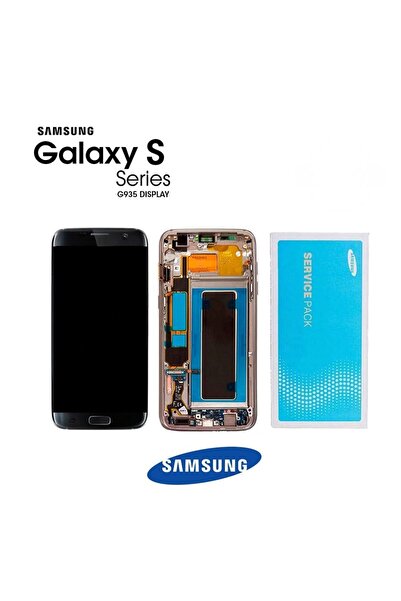 Samsung Galaxy S7 Edge G935 Lcd Ekran Dokunmatik Siyah Servis Gh9