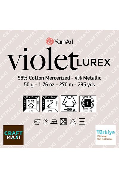 Yarnart Mercerized Δαντελένιο Σχοινί Μπλε-10008