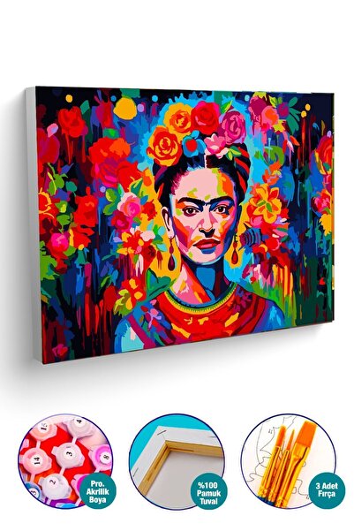 Picasso World Hobby Art Sayılarla Boyama Numaralı Tuval Seti Fırça Boya Dahil...