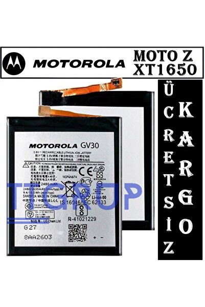 Motorola Moto Z Xt1650 Pil Batarya Gv30