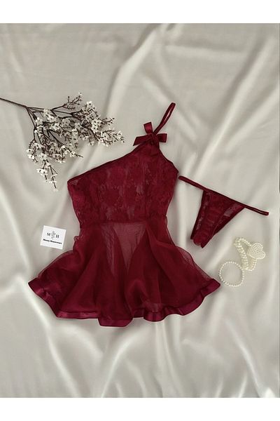 MH Moony Homewears Set de lenjerie intimă Fire Sexy Extra Mini cămașă de noapte