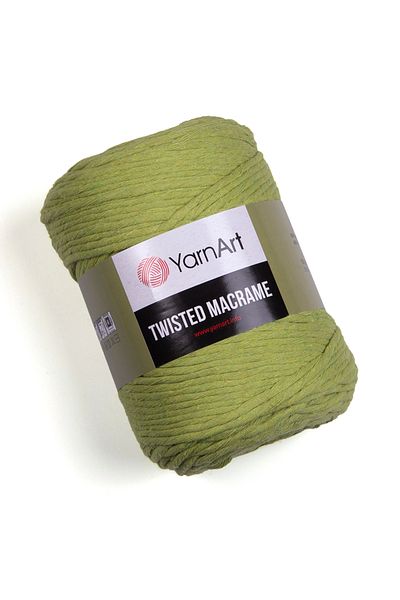 Yarnart 3 mm Twisted Macrame - Πράσινο Μακραμέ Πλεκτό στο χέρι - 755