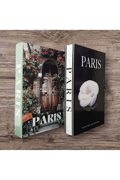 BayCazip Decorative Book Look Box Set of 2 Decorative Book Looking Box