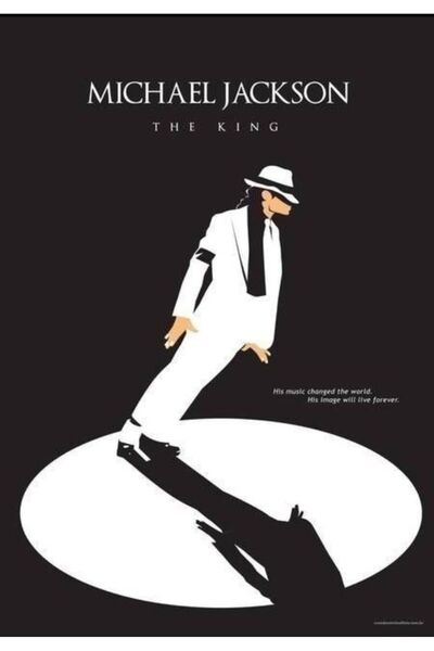 512 STORE Michael Jackson The King Albüm Kapak Poster 30x42 Cercevesiz