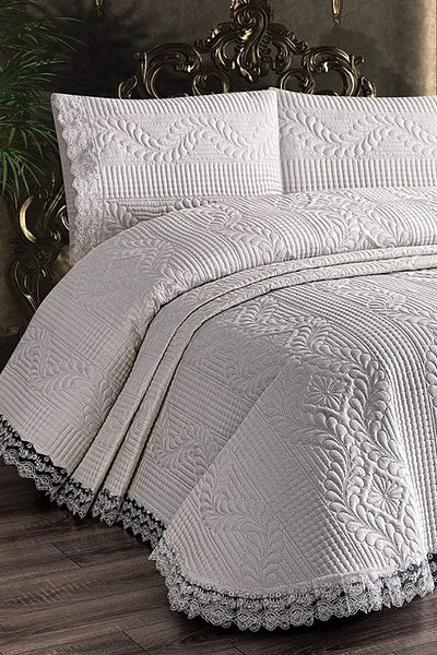 Çt Çeyizci Tekstil Bedspread, Double Bedspread Set, Lace Bed Set, Bedroom Set, Bedspread