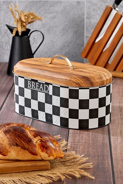 UCR HOME New Pattern Detailed Premium Metal Bread Bowl