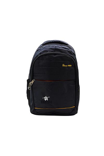 Sentor Black 3-Piece Backpack with Laptop and School Compartment