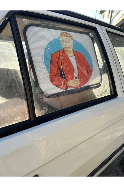 TKY 'Nuri Alço' Printed Side Glass Curtain Accessory - FITABLE FOR ALL AUTOS