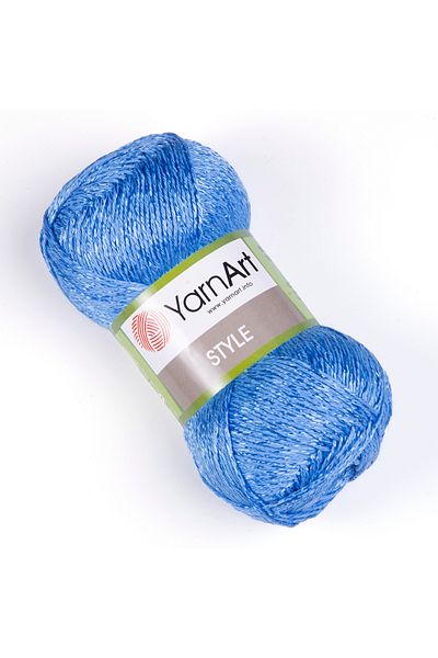Yarnart Stil - Ață de tricotat manual strălucitoare Blue-669