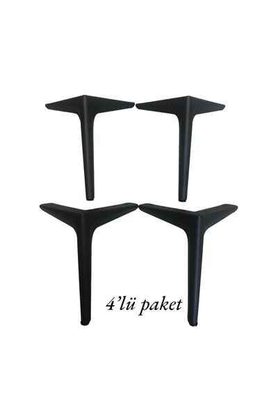 YARENWOOD Metal Koltuk, Kanepe, Dolap, Berjer, Tv Ünitesi Ayağı 20 Cm