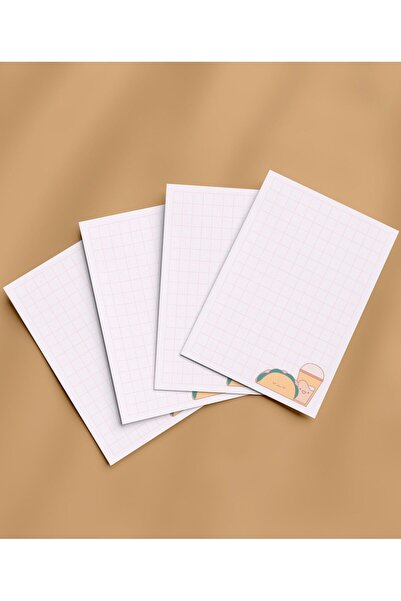 Grdall 4 قطع من لوحة مذكرة صغيرة مقاس A6 - لوحة ملاحظات، لوحة مذكرة، قائمة ال...