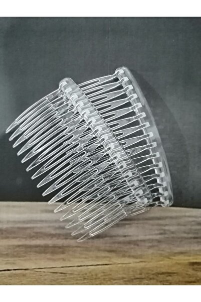 GÜLPEŞE 2 قطعة مشبك مشط شفاف Glpş-2344