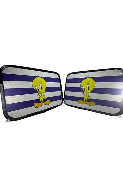 TKY 'Tweety' Printed Side Glass Curtain Accessory - Suitable for All Cars