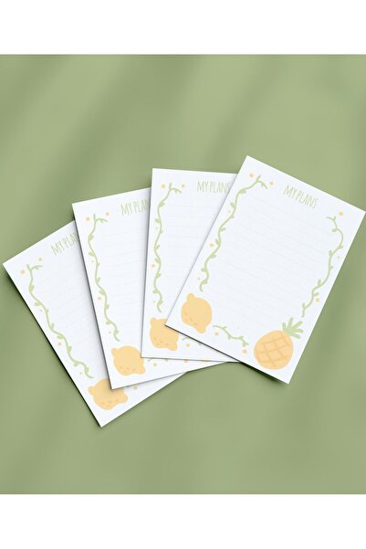 Grdall 4 قطع من لوحة مذكرة صغيرة مقاس A6 - لوحة ملاحظات، لوحة مذكرة، قائمة ال...