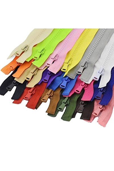e tuhafiye 50 de bucăți de fermoar colorat pentru geantă (25-28 cm)