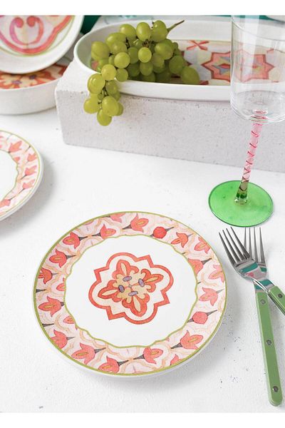 The Mia Dolce Vita 6-Piece Cake Plate Set - 19 cm DVT0002